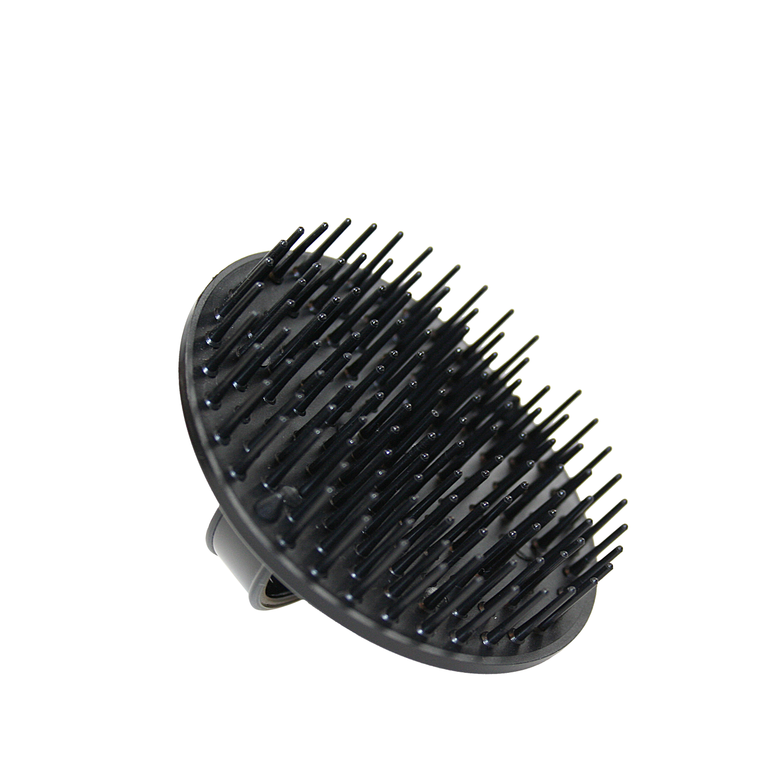D6 Black Handy Detangler Massage Scalp Denman Brush